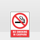 Custom Signs For Business,Prohibition No Smoking In Carpark Sign